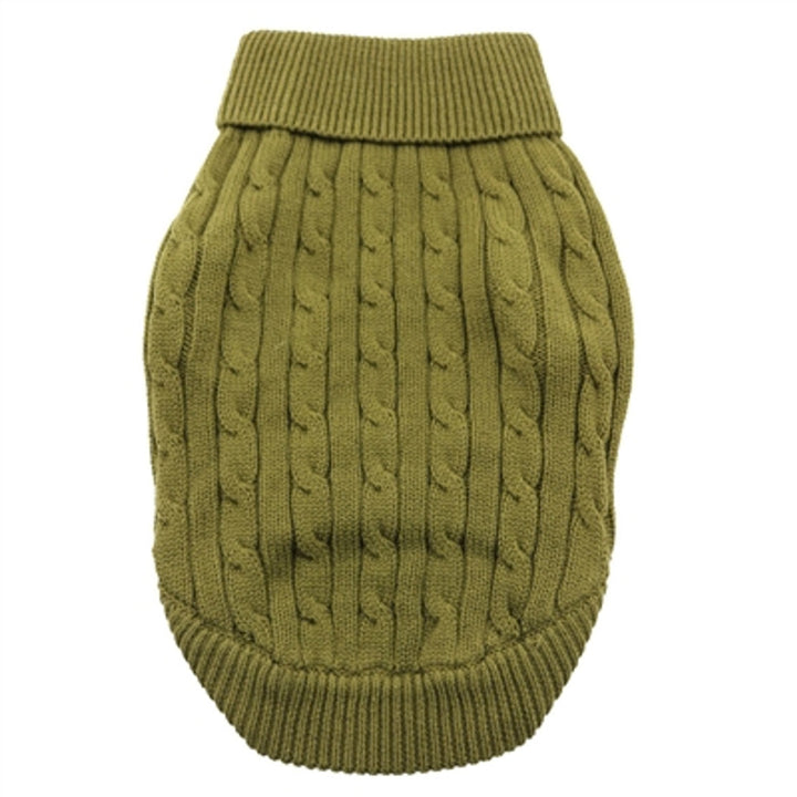 Get ready for the colder months with our classic Cable Knit Sweaters for dogs - perfect for fall and winter!