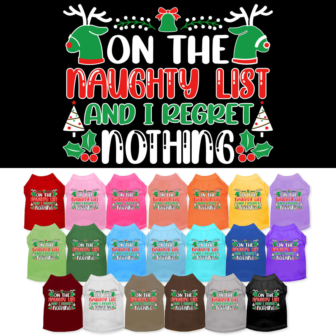 Naughty List Confessions: Dog Tee for a Guilty Christmas