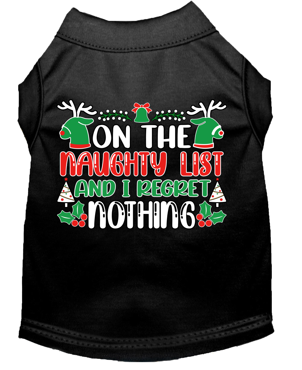 Naughty List Confessions: Dog Tee for a Guilty Christmas