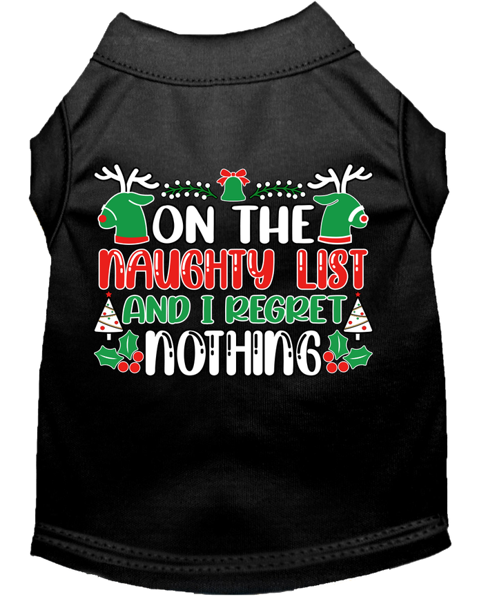 Naughty List Confessions: Dog Tee for a Guilty Christmas