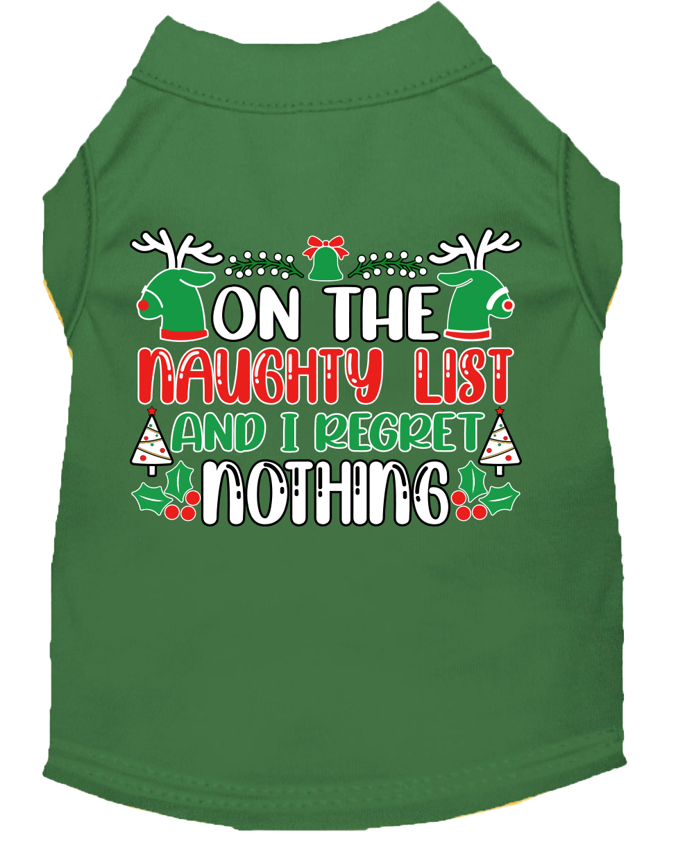 Naughty List Confessions: Dog Tee for a Guilty Christmas