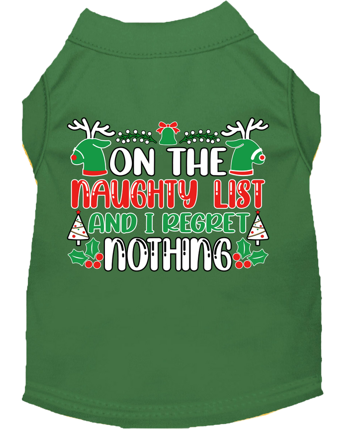 Naughty List Confessions: Dog Tee for a Guilty Christmas