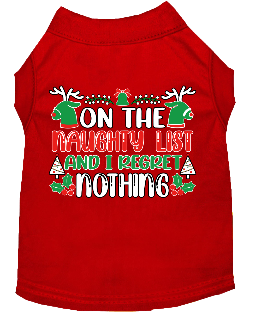 Naughty List Confessions: Dog Tee for a Guilty Christmas