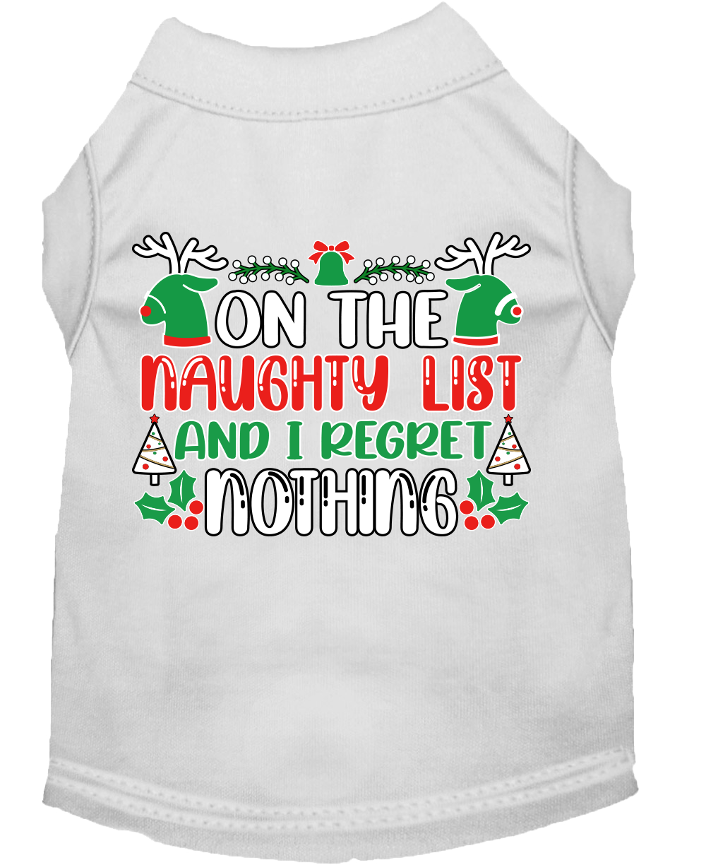 Naughty List Confessions: Dog Tee for a Guilty Christmas