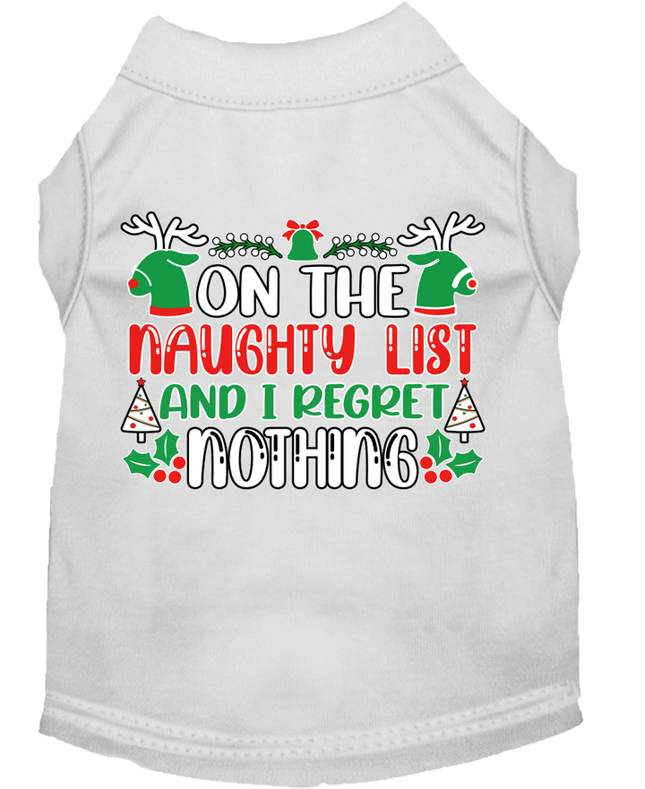 Naughty List Confessions: Dog Tee for a Guilty Christmas