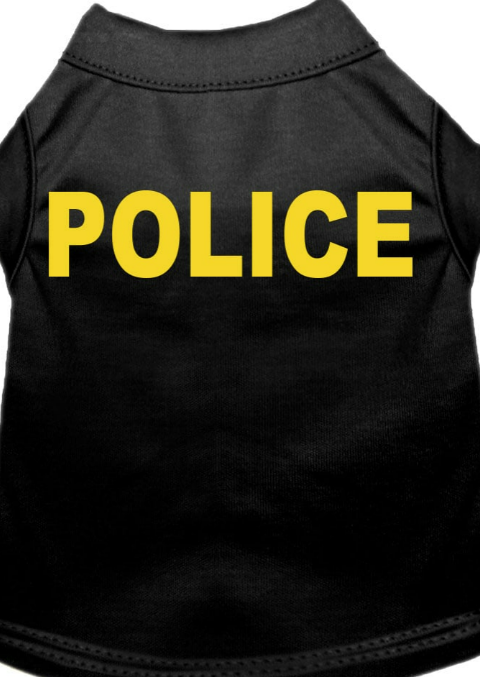 Canine Crimefighter Costume Shirt - Playful Police Pup Attire