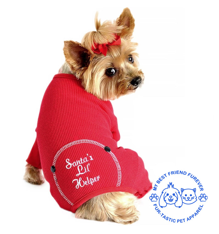 Christmas Dog Pajama - Santa's Lil' Helper