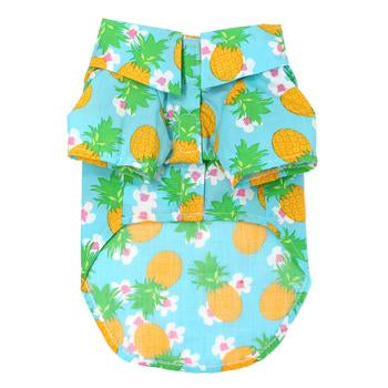 Pineapple Luau Hawaiian Dog Shirt