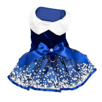 Holiday Harness Dress- Snowflakes