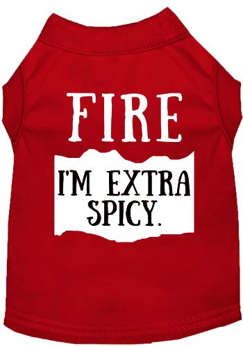 Spicy Pup Shirt: Hot Sauce Wrapper Dog Tee – Choose Your Heat Level-Halloween Dog Shirt