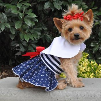 Nautical Dog Dress