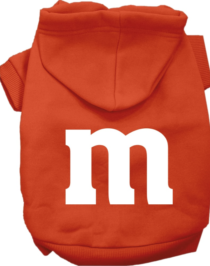 M&M Halloween Dog Hoodie- Adorable Costume for Your Pet