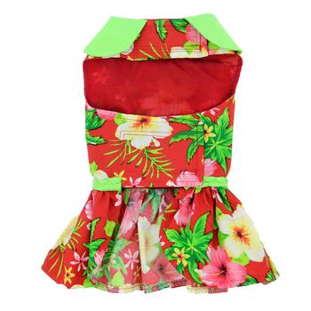 Hawaiian Red Hibiscus Dress