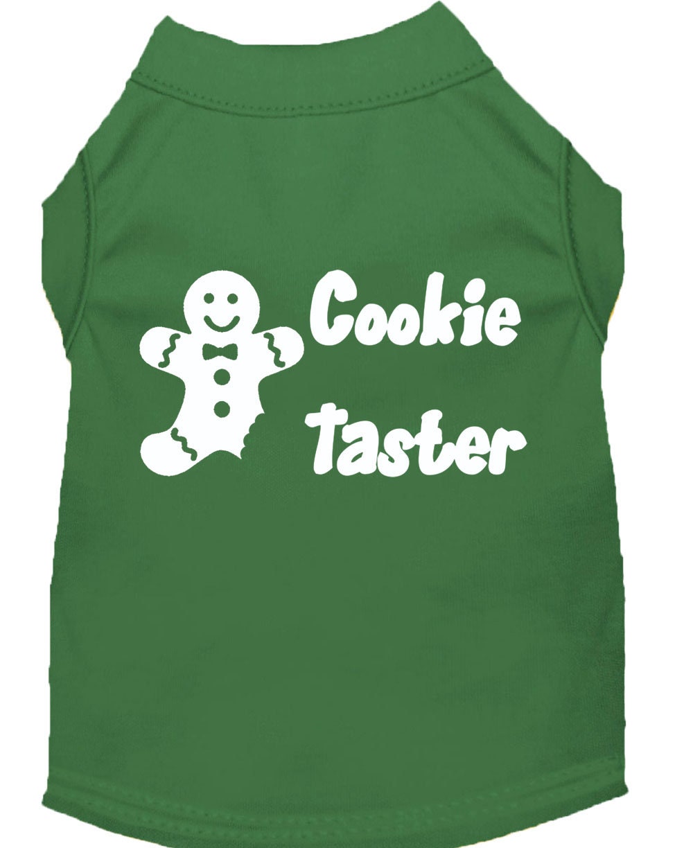 Funny Christmas Dog & Cat Shirt- Cookie Taster- Pet Clothing for  Canine Food Critics - My Best Friend Furever